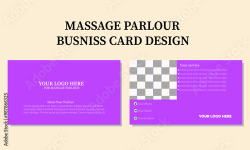 business card design for massage parlour corporate business card design modern design card design
