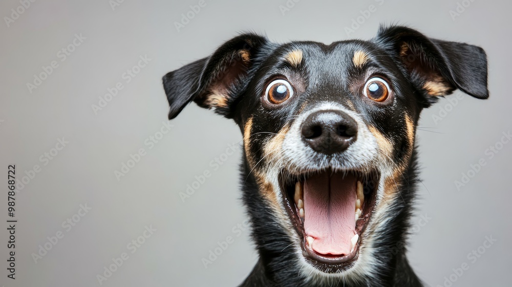 Shocked surprised dog wallpaper background Shocked surprised dog wallpaper background