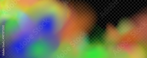 Background of an explosion of colorful smoke clouds.Multicolor fog with blue and yellow particles.Explosions of color powder.