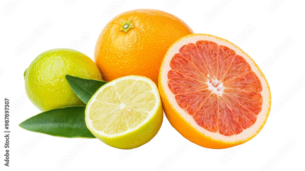 fruits isolated on white fruits isolated on white
