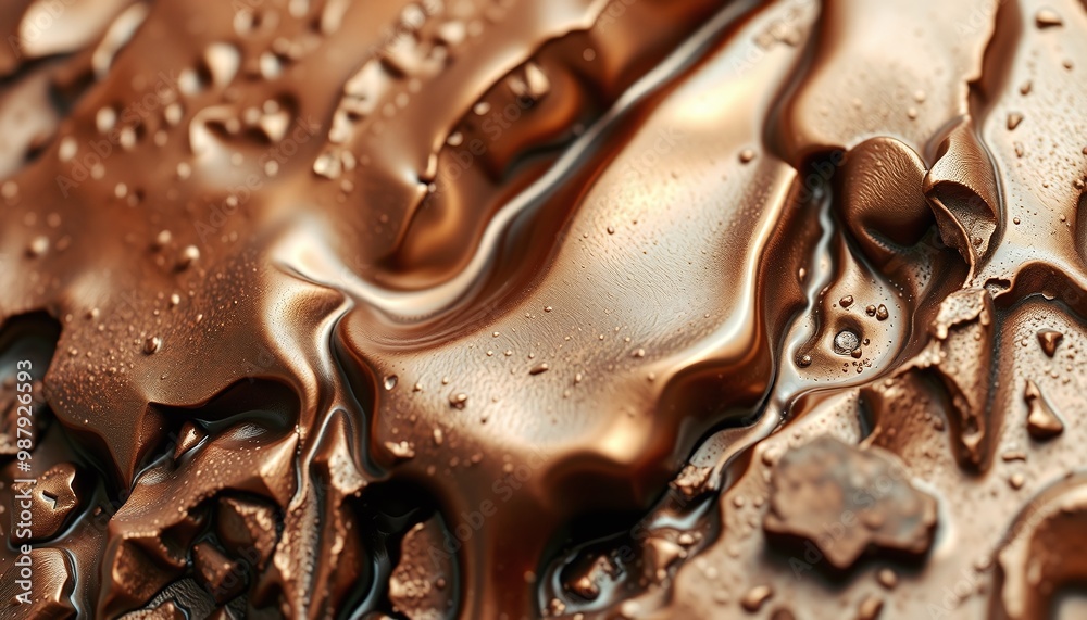 Glossy molten metal with jagged sharp edges for high-tech digital backgrounds Glossy molten metal with jagged sharp edges for high-tech digital backgrounds