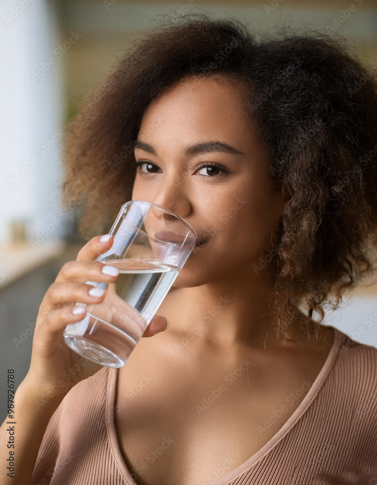 Closeup image of a beautiful young asian woman holding a glass of water to drink
Closeup image of a beautiful young asian woman holding a glass of water to drink