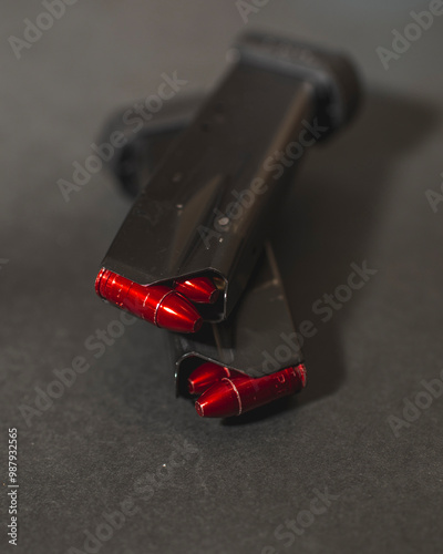 9mm magazines with bullets