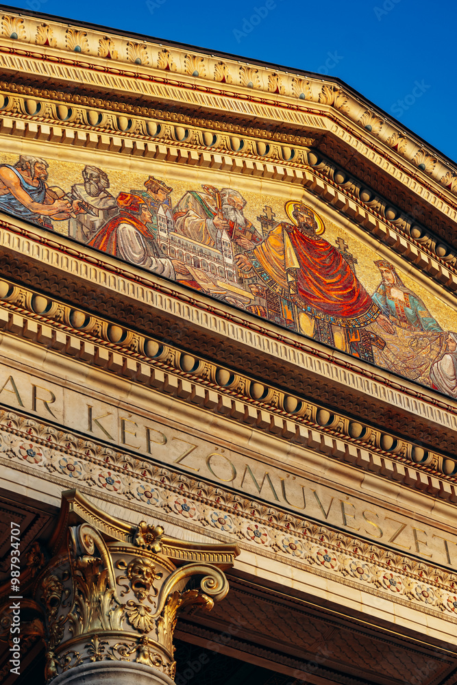 Budapest, Hungary - August 10, 2024: Kunsthalle, The Budapest Hall of