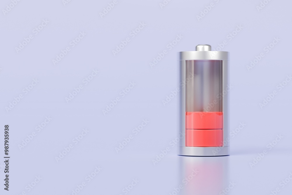 3d Battery status icon on isolated purple background. energy charging concept. Minimal Battery different color. full green battery tube. medium yellow battery tube. low red battery tube. 3d render. 3d Battery status icon on isolated purple background. energy charging concept. Minimal Battery different color. full green battery tube. medium yellow battery tube. low red battery tube. 3d render.
