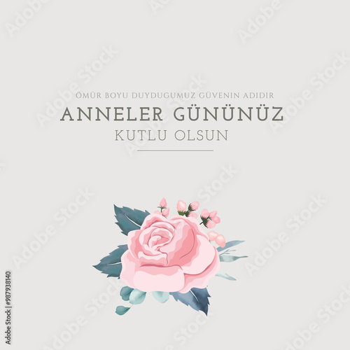 Anneler günü özel tasarımları. Translation: Mother's day special designs photo