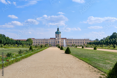 Berlin (Germany) - August: view of Charlottenburg Palace. photo