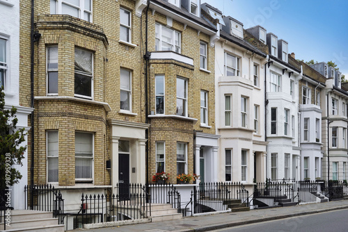 Photography Elegant old apartments or townhouses in central London