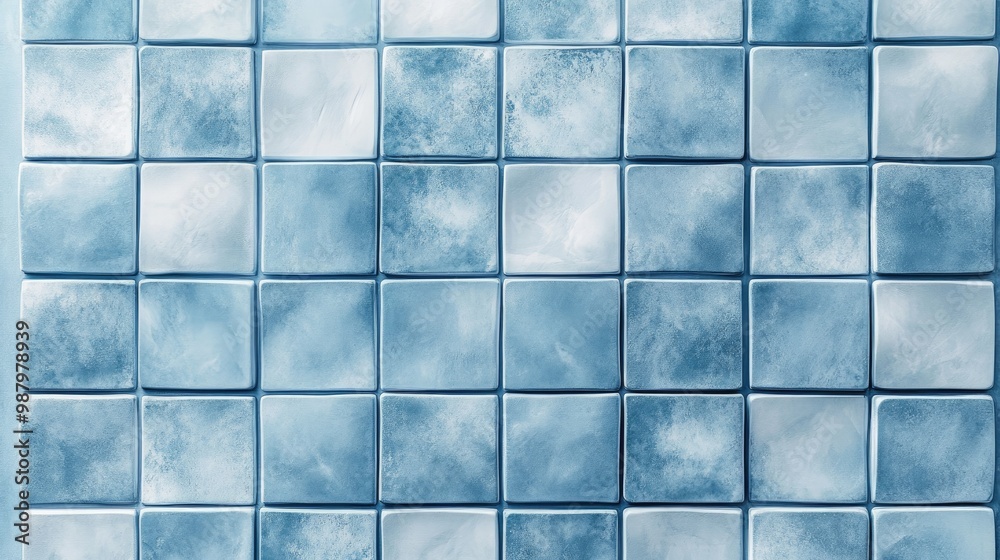 This artistic light blue square pattern infuses creativity and modern flair into your design projects, with a unique geometric twist This artistic light blue square pattern infuses creativity and modern flair into your design projects, with a unique geometric twist