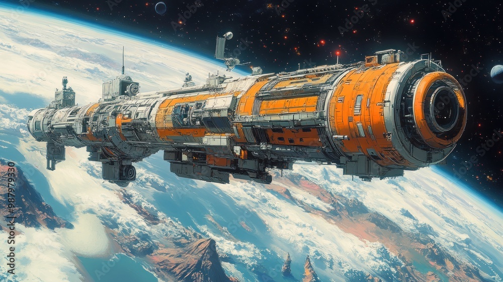 Spacecraft Orbiting a Planet Spacecraft Orbiting a Planet