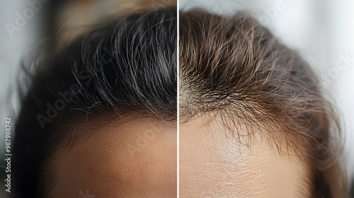 Write a blog post comparing the effectiveness of two popular hair loss treatments, with visual evidence through before-and-after photos photo