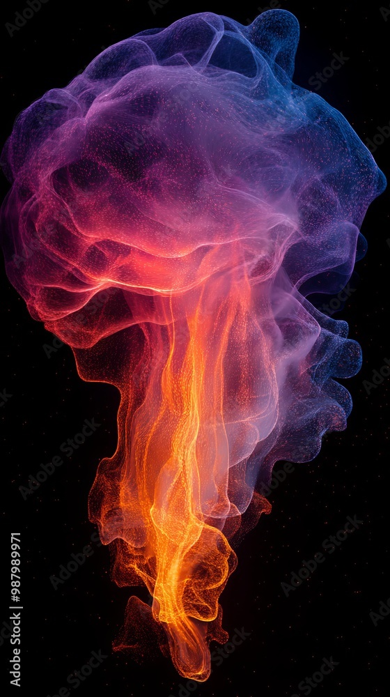 A mind immersed in cognitive processes, with neural activity glowing around the corpus callosum, highlighting dopamine reuptake in a meditative state A mind immersed in cognitive processes, with neural activity glowing around the corpus callosum, highlighting dopamine reuptake in a meditative state