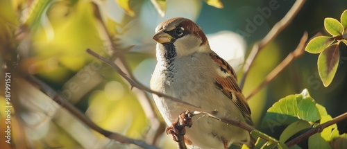 Nature wildlife image of bird. Stock photo image of majestic bird in the wild.