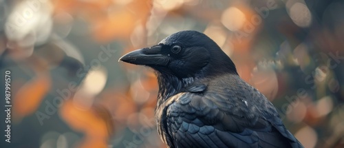Nature wildlife image of bird. Stock photo image of majestic bird in the wild.