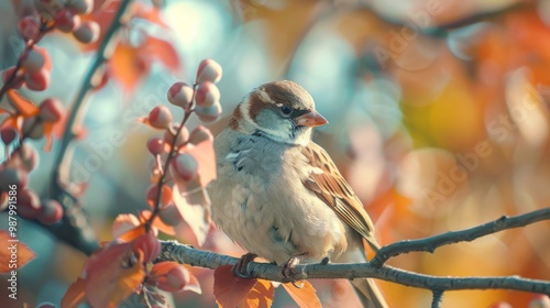 Nature wildlife image of bird. Stock photo image of majestic bird in the wild.