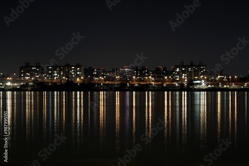night view of the city