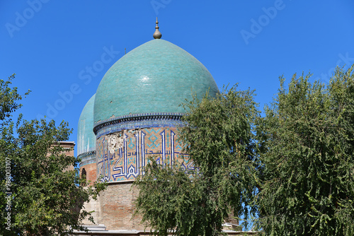 Shahrisabz in Uzbekistan. Memorial сomplex Dorus-Saodat photo