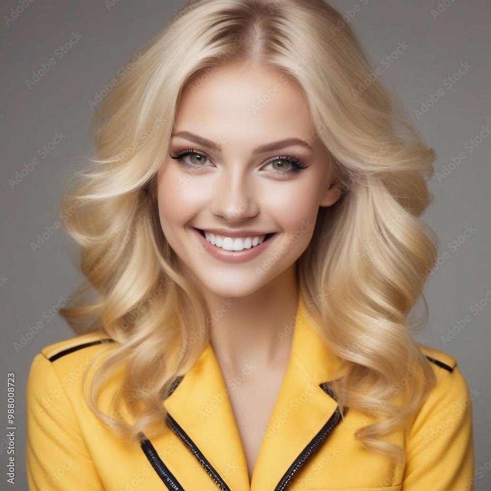 hübsche junge blonde Frau hübsche junge blonde Frau