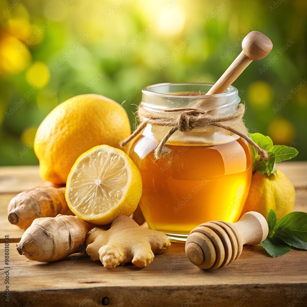 honey and lemon honey and lemon
