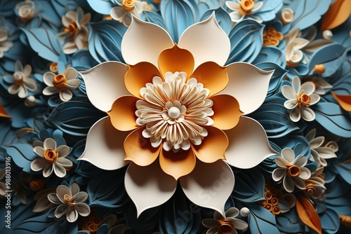 Paper Flower Bouquet photo