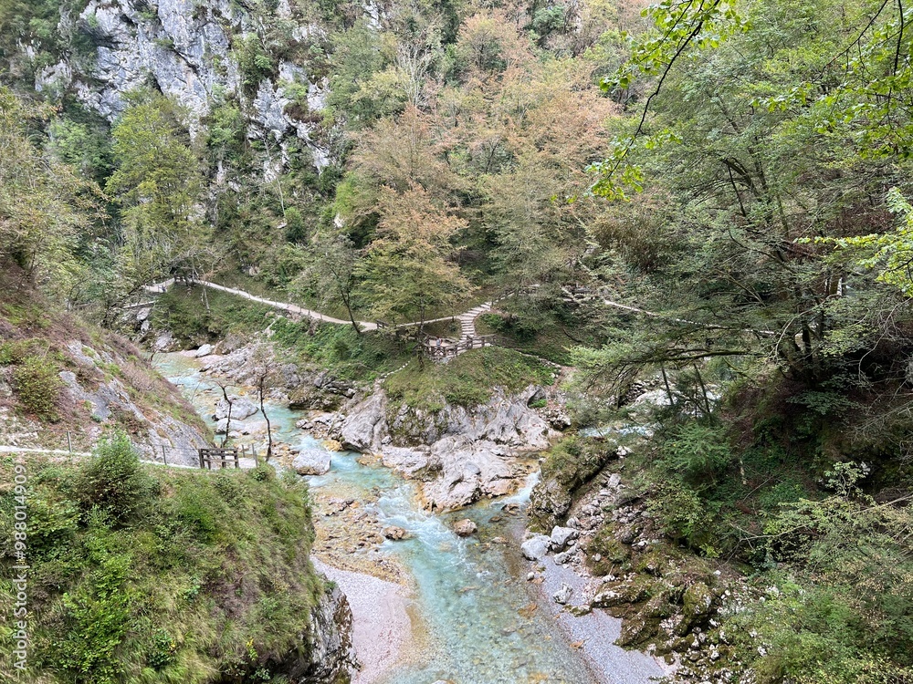 Tolmin Gorges (Triglav National Park, Slovenia) - Tolminer Klammen (Nationalpark Triglav, Slowenien) - Tolminska korita (Triglavski narodni park, Slovenija)