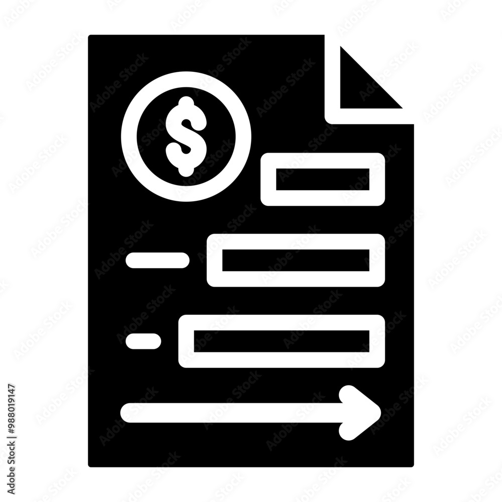 Bottom Line Icon Bottom Line Icon