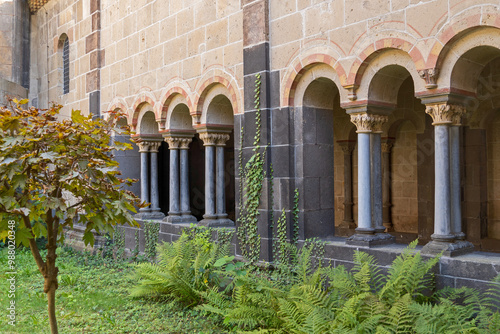 Kreuzgang der Benediktinerabtei Maria Laach in Rheinland-Pfalz photo