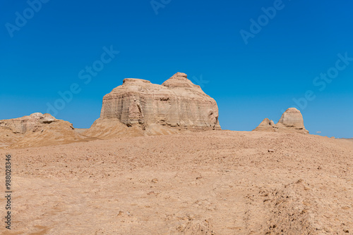 Photo of Yadan Landform in Qinghai Province, China photo