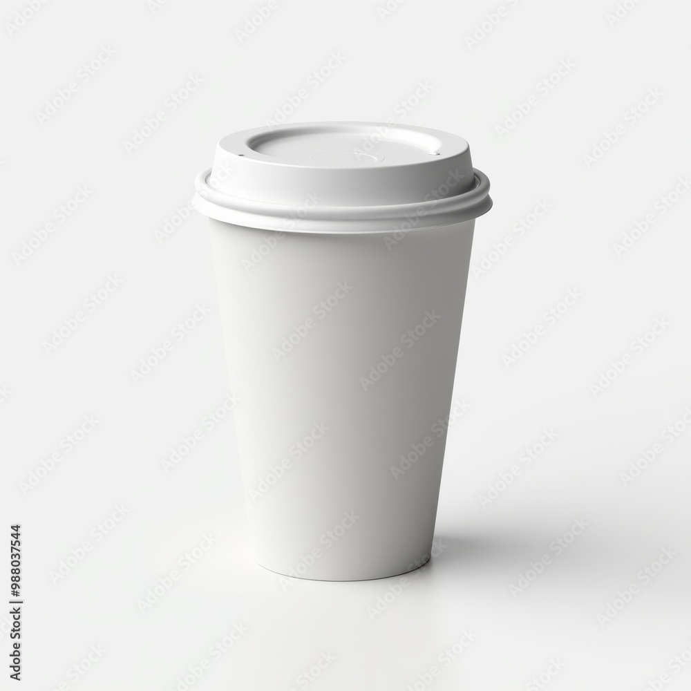 empty white paper cup isolated on white background. suitable for mockups. empty white paper cup isolated on white background. suitable for mockups.