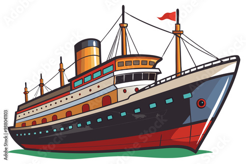 Ship vector illustration