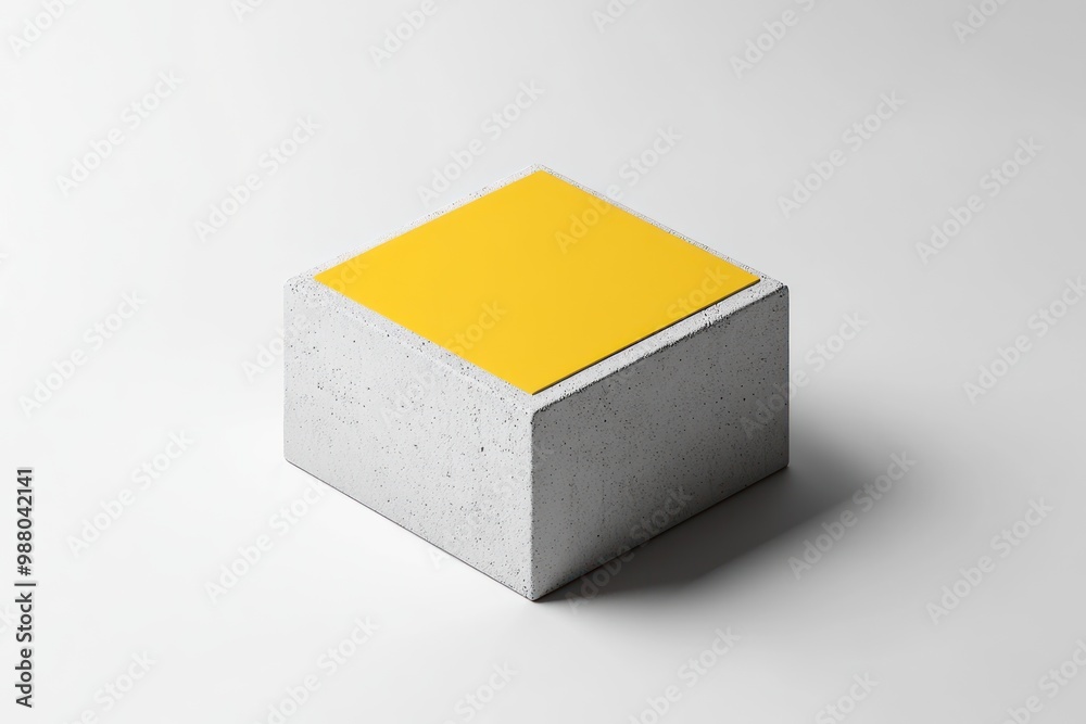 Logo mockup on solid white background, single object Logo mockup on solid white background, single object