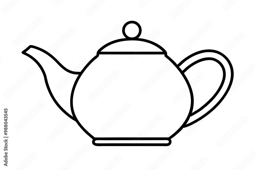 teapot vector silhouette icon, teapot illustration teapot vector silhouette icon, teapot illustration