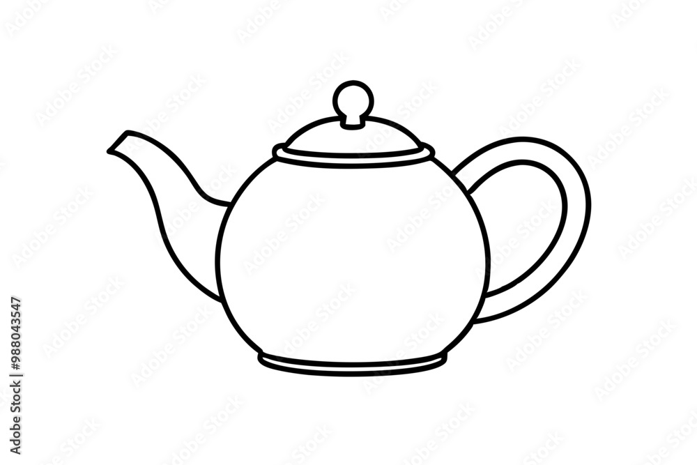 teapot vector silhouette icon, teapot illustration teapot vector silhouette icon, teapot illustration