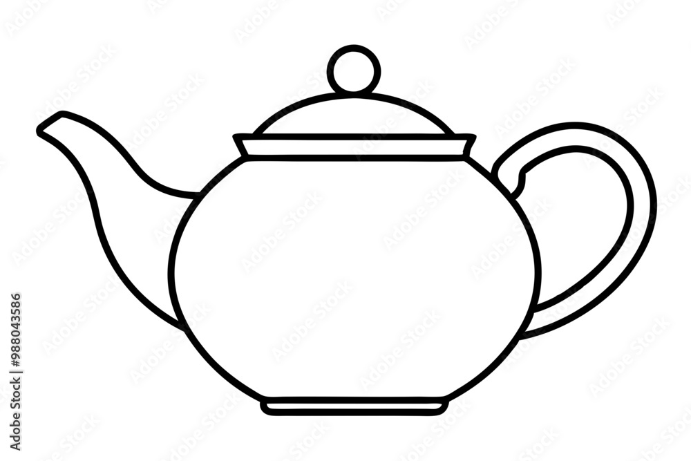 teapot vector silhouette icon, teapot illustration teapot vector silhouette icon, teapot illustration
