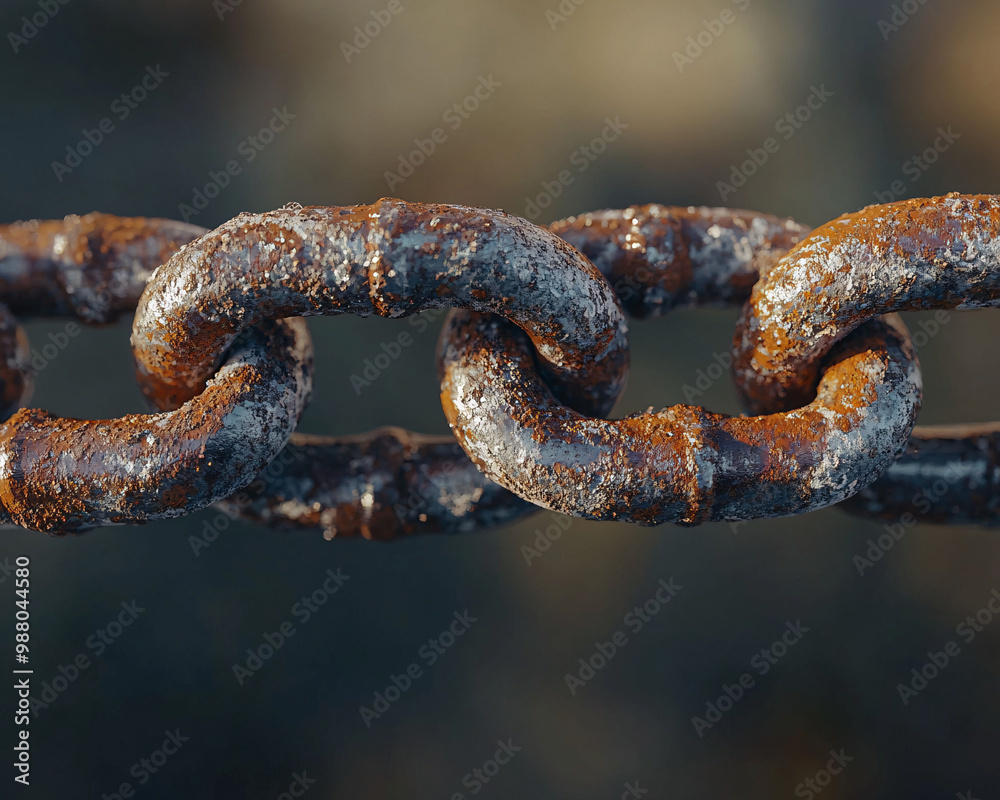 rusty chain link close up - macro photography rusty chain link close up - macro photography