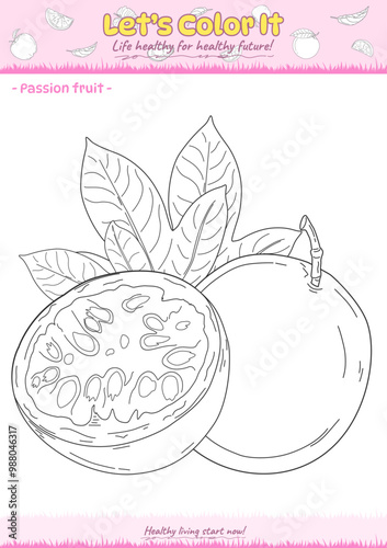 Lets color it Passion fruit