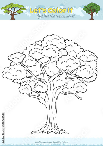 Lets color it Tree 2.ai