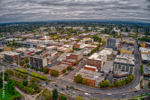 Aerial View of Salem, Oregon during Summer