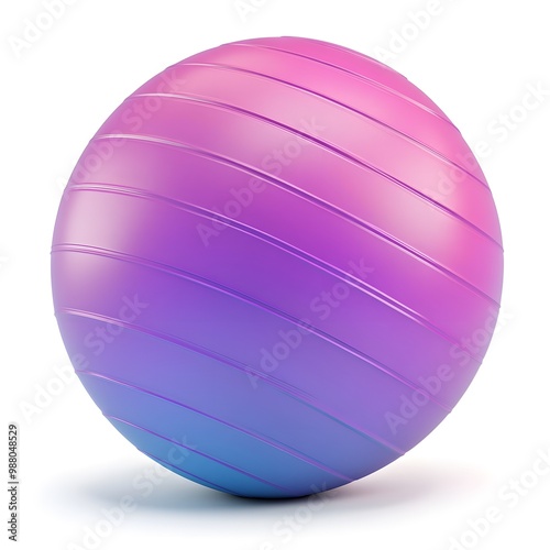 Modern 3D Exercise Ball for Core Strength Workouts