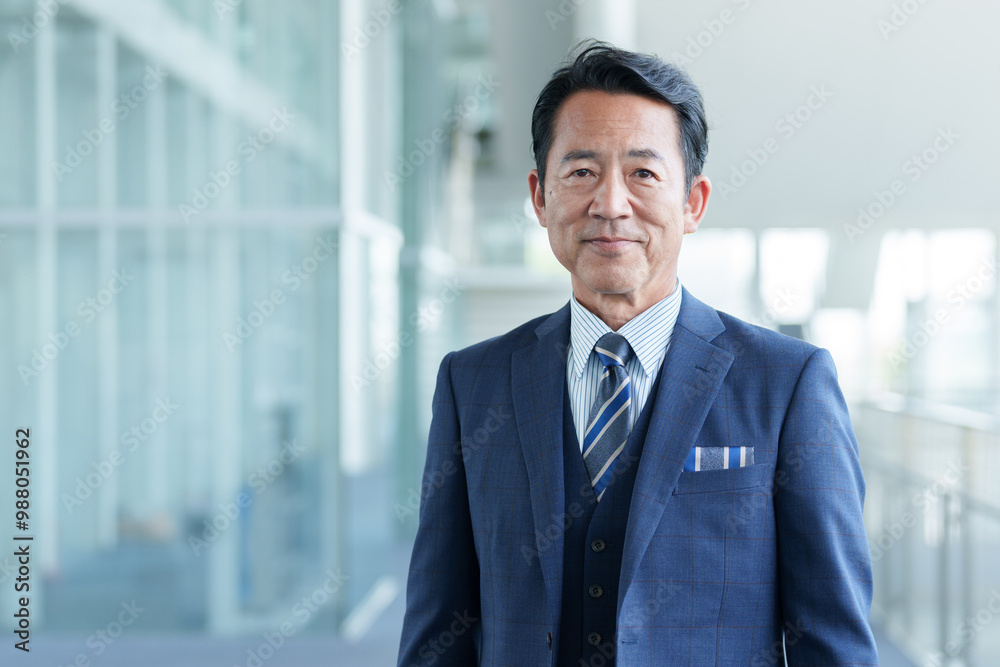 中高年　ビジネスマン　ポートレート