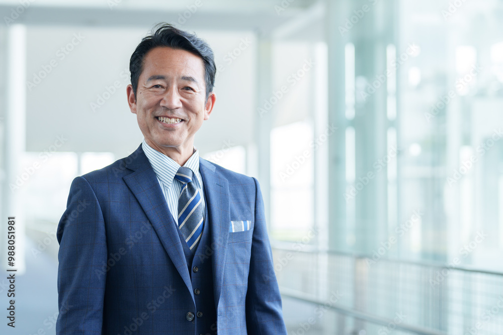 中高年 ビジネスマン ポートレート 中高年 ビジネスマン ポートレート