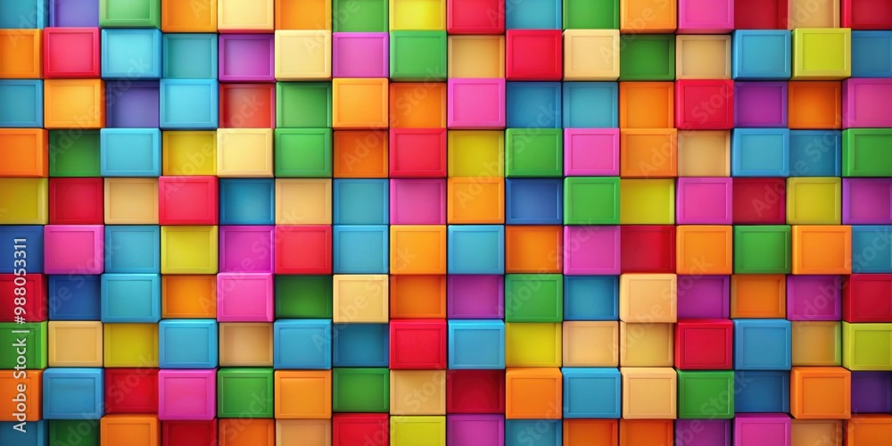 Colorful squares in a vibrant geometric pattern , abstract, background, design, rainbow, modern, tiles, grid, multicolored Colorful squares in a vibrant geometric pattern , abstract, background, design, rainbow, modern, tiles, grid, multicolored