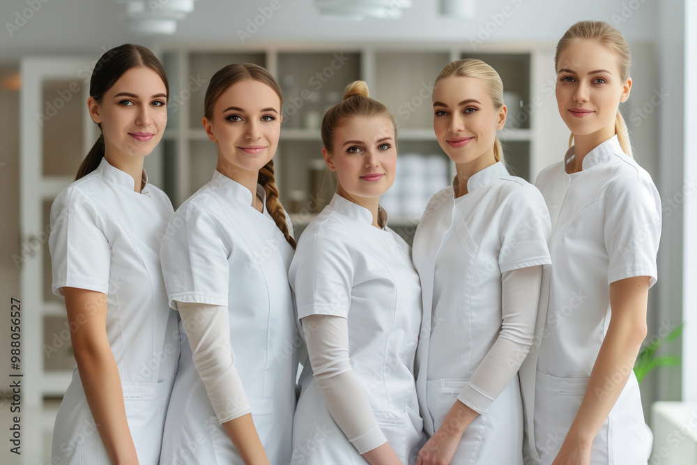 Photography of aesthetic of Latvia team therapists in beauty center.
Photography of aesthetic of Latvia team therapists in beauty center.