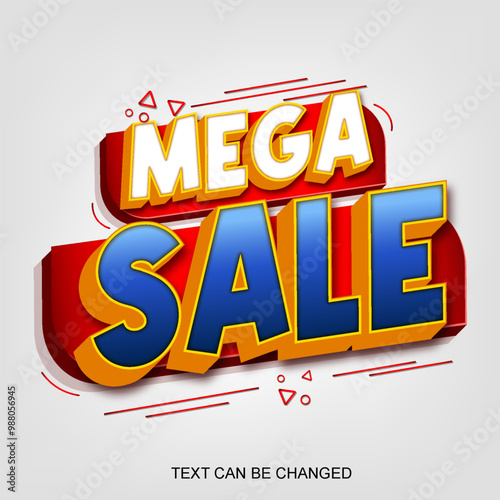 discount or mega sale banner design