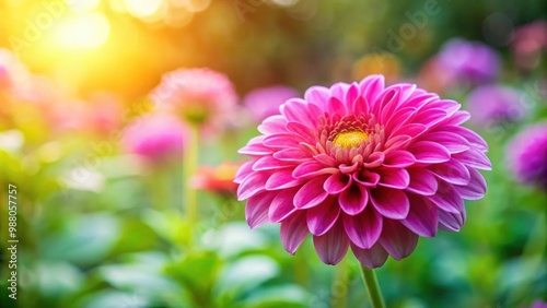 Pink flower in a vibrant garden , bloom, petals, nature, flora, blossom, botany, garden, plant, beauty, vibrant, colorful