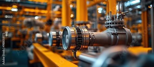 Industrial Machinery and Piping in a Factory Setting