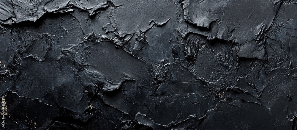 Black Textured Surface. Art Black Concrete Texture For Black Background. Generate Ai Image Black Textured Surface. Art Black Concrete Texture For Black Background. Generate Ai Image