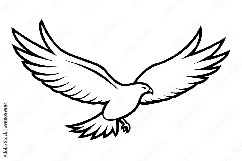 eagle silhouette of a flying bird icon style white background eagle silhouette of a flying bird icon style white background