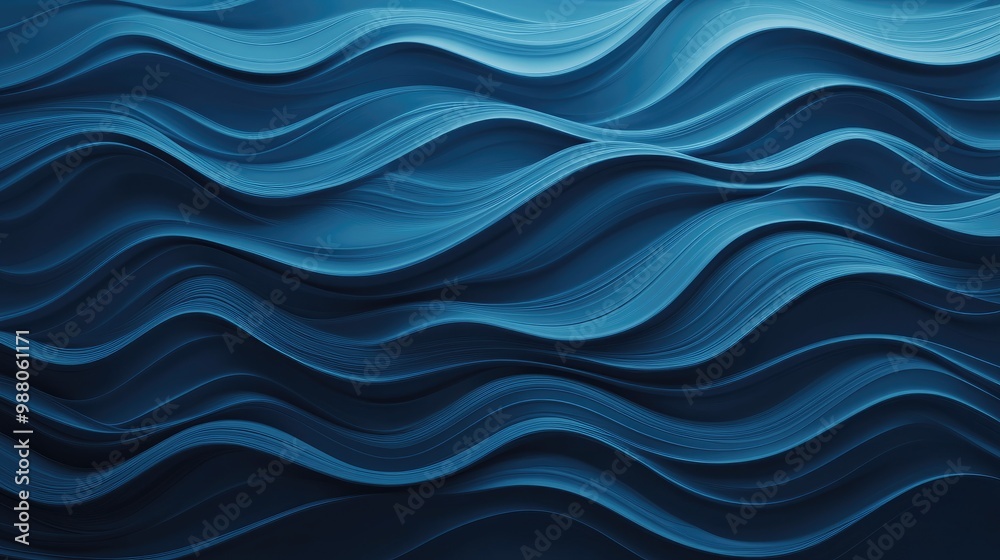 Abstract blue sea gradient background with dynamic wave patterns, perfect for bringing a fresh, vibrant look to eco and nature-focused designs Abstract blue sea gradient background with dynamic wave patterns, perfect for bringing a fresh, vibrant look to eco and nature-focused designs