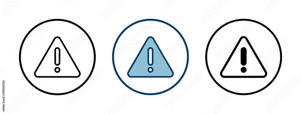 Exclamation danger sign vector isolated on white background. attention sign icon. Hazard warning attention sign. icon alert. Risk Exclamation danger sign vector isolated on white background. attention sign icon. Hazard warning attention sign. icon alert. Risk